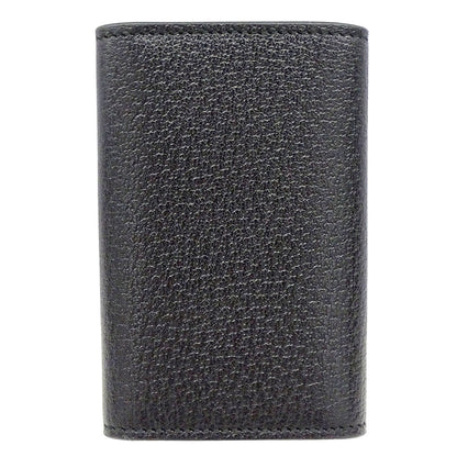 GUCCI グッチ キーケース プチマーモント ブラック 435305 レザー レディース メンズ 【中古】