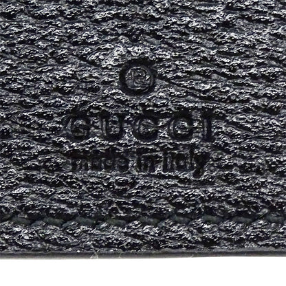 GUCCI グッチ キーケース プチマーモント ブラック 435305 レザー レディース メンズ 【中古】