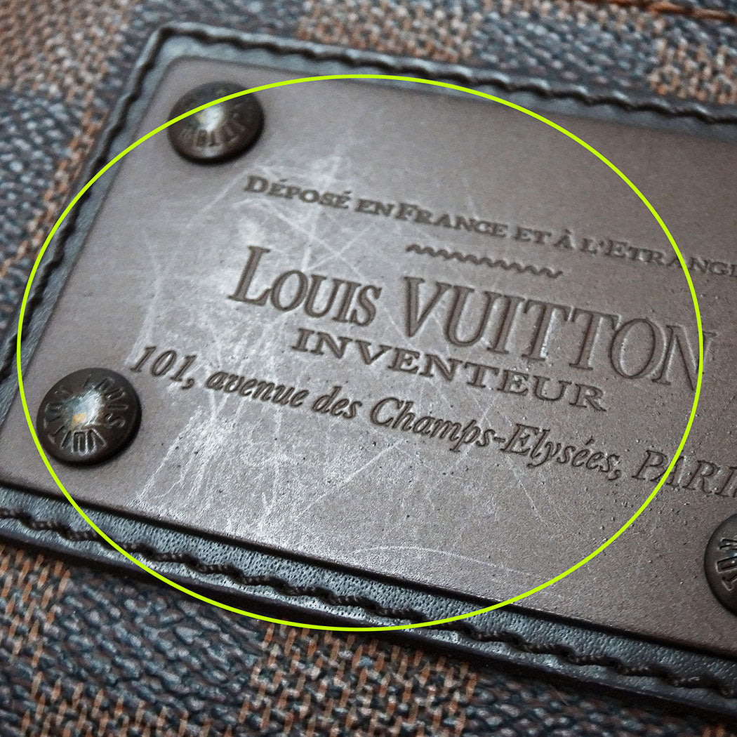 LOUIS VUITTON ルイ・ヴィトン バムバッグ・ブルックリン ショルダーバッグ ダミエ エベヌ ブラウン N41101 ダミエキャンバス メンズ 【中古】