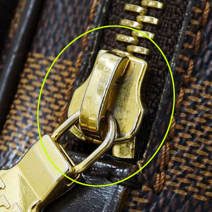 LOUIS VUITTON ルイ・ヴィトン バムバッグ・ブルックリン ショルダーバッグ ダミエ エベヌ ブラウン N41101 ダミエキャンバス メンズ 【中古】