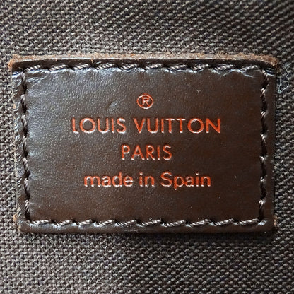 LOUIS VUITTON ルイ・ヴィトン バムバッグ・ブルックリン ショルダーバッグ ダミエ エベヌ ブラウン N41101 ダミエキャンバス メンズ 【中古】