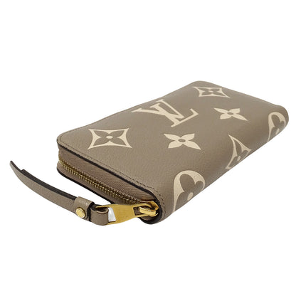 LOUIS VUITTON ルイ・ヴィトン ジッピー ウォレット 長財布 バイカラー モノグラム アンプラント トゥルトレール クレーム M69794 レディース 【中古】
