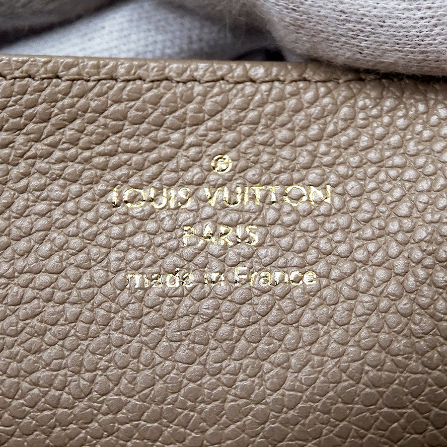 LOUIS VUITTON ルイ・ヴィトン ジッピー ウォレット 長財布 バイカラー モノグラム アンプラント トゥルトレール クレーム M69794 レディース 【中古】