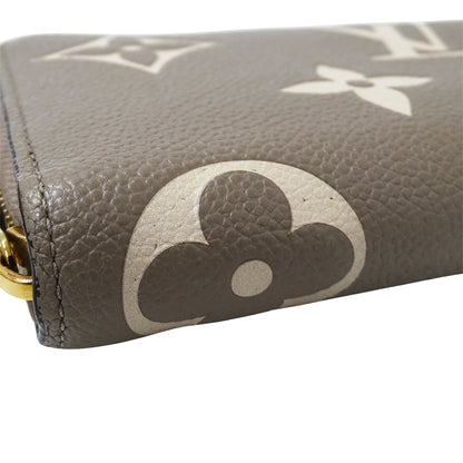 LOUIS VUITTON ルイ・ヴィトン ジッピー ウォレット 長財布 バイカラー モノグラム アンプラント トゥルトレール クレーム M69794 レディース 【中古】