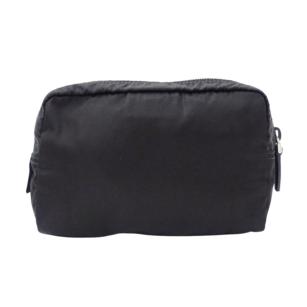 PRADA プラダ ポーチ ブラック 1NA021 ナイロン レディース メンズ 【中古】