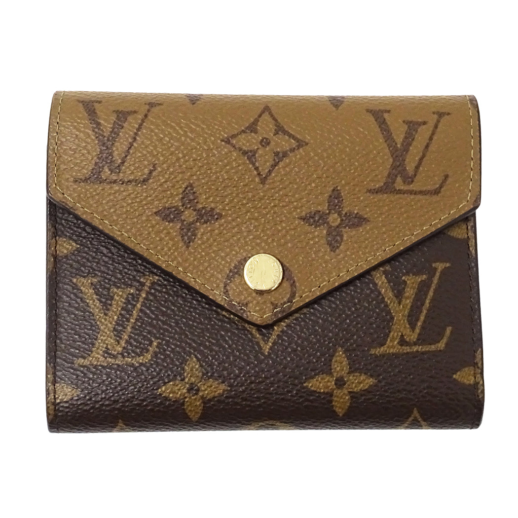 LOUIS VUITTON ルイ・ヴィトン ポルトフォイユ ヴィクトリーヌ 三つ折り財布 モノグラム リバース M81557 レディース 【中古】