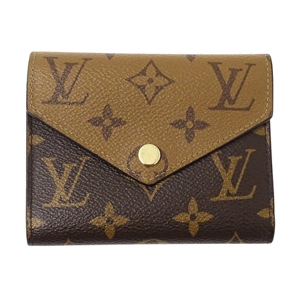 LOUIS VUITTON ルイ・ヴィトン ポルトフォイユ ヴィクトリーヌ 三つ折り財布 モノグラム リバース M81557 レディース 【中古】