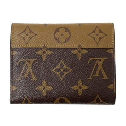 LOUIS VUITTON ルイ・ヴィトン ポルトフォイユ ヴィクトリーヌ 三つ折り財布 モノグラム リバース M81557 レディース 【中古】