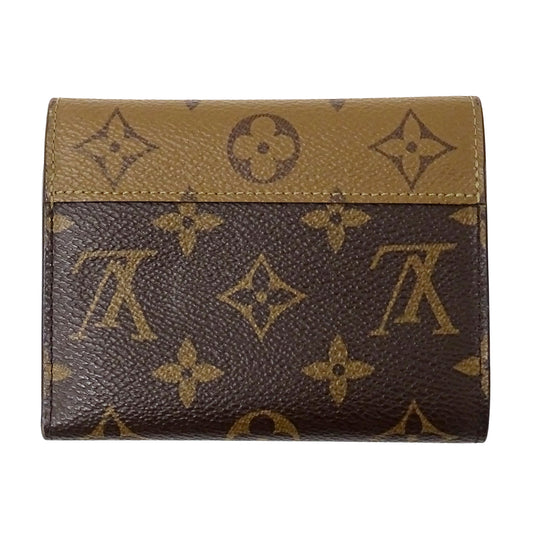 LOUIS VUITTON ルイ・ヴィトン ポルトフォイユ ヴィクトリーヌ 三つ折り財布 モノグラム リバース M81557 レディース 【中古】