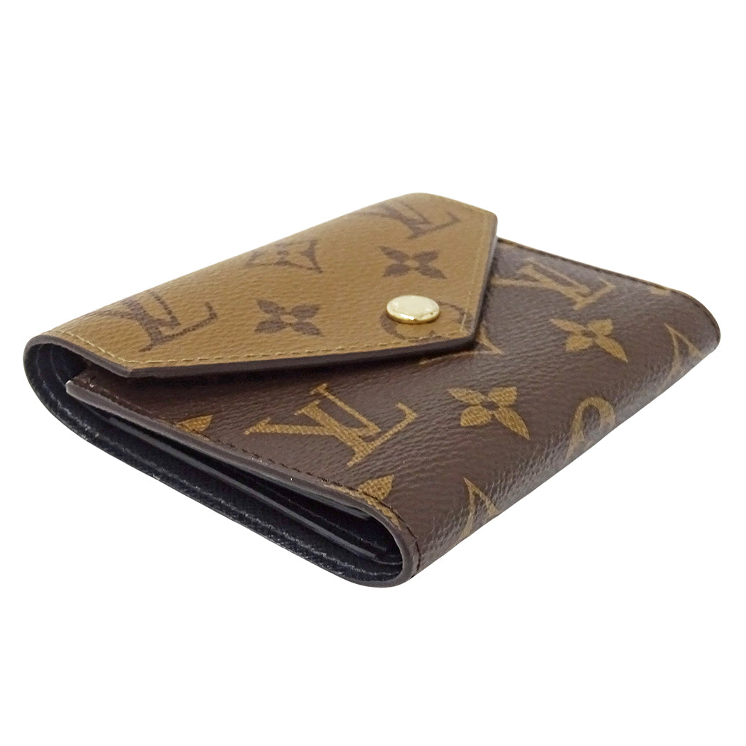 LOUIS VUITTON ルイ・ヴィトン ポルトフォイユ ヴィクトリーヌ 三つ折り財布 モノグラム リバース M81557 レディース 【中古】