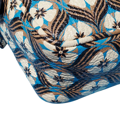 MIUMIU ミュウミュウ ショルダーバッグ ホワイト ブルー レザー レディース 【中古】