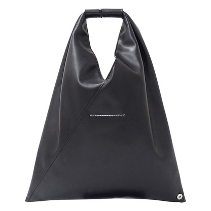 Maison Margiela メゾン マルジェラ エムエムシックス MM6 ジャパニーズバッグ スモール トートバッグ ブラック レザー レディース メンズ 【中古】