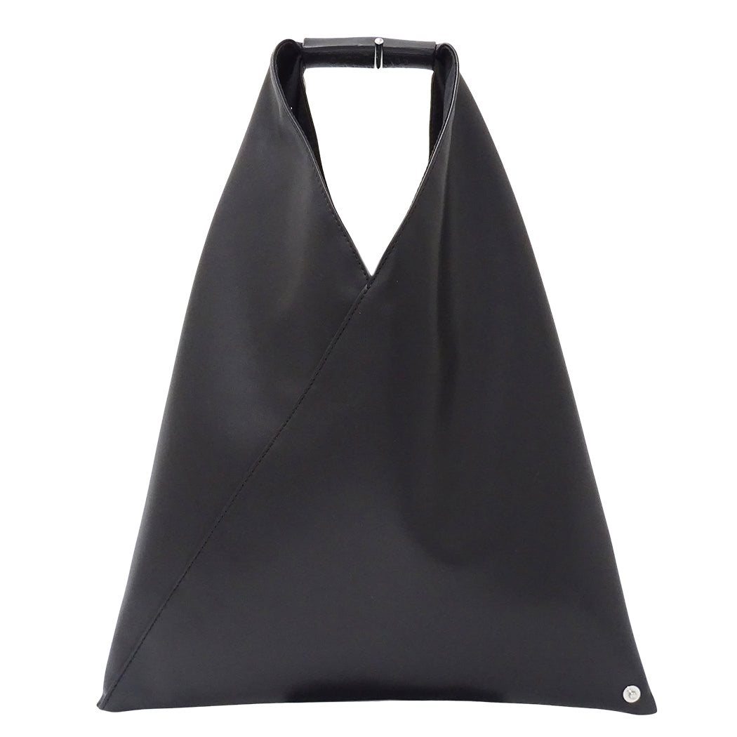 Maison Margiela メゾン マルジェラ エムエムシックス MM6 ジャパニーズバッグ スモール トートバッグ ブラック レザー レディース メンズ 【中古】