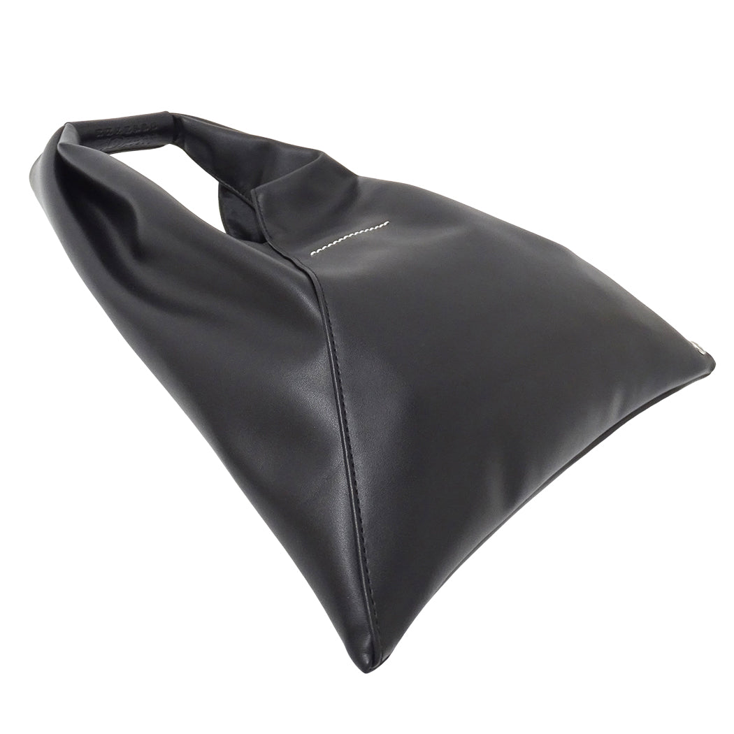 Maison Margiela メゾン マルジェラ エムエムシックス MM6 ジャパニーズバッグ スモール トートバッグ ブラック レザー レディース メンズ 【中古】