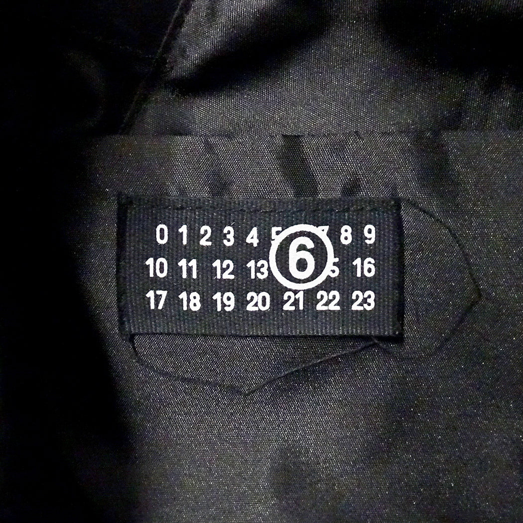 Maison Margiela メゾン マルジェラ エムエムシックス MM6 ジャパニーズバッグ スモール トートバッグ ブラック レザー レディース メンズ 【中古】