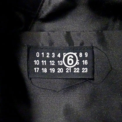 Maison Margiela メゾン マルジェラ エムエムシックス MM6 ジャパニーズバッグ スモール トートバッグ ブラック レザー レディース メンズ 【中古】