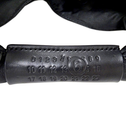 Maison Margiela メゾン マルジェラ エムエムシックス MM6 ジャパニーズバッグ スモール トートバッグ ブラック レザー レディース メンズ 【中古】