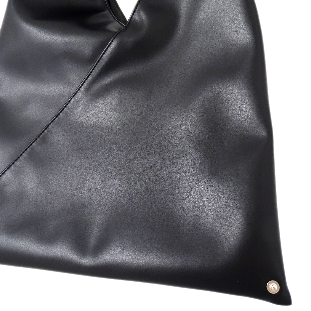 Maison Margiela メゾン マルジェラ エムエムシックス MM6 ジャパニーズバッグ スモール トートバッグ ブラック レザー レディース メンズ 【中古】