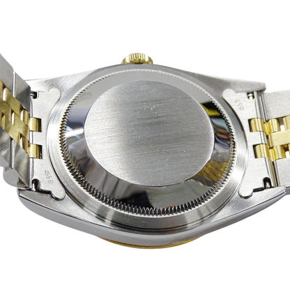 ROLEX ロレックス デイトジャスト 16233G W番 メンズ 腕時計 自動巻き AT SS YG ダイヤモンド 磨き済み【中古】