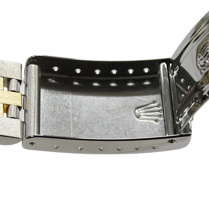 ROLEX ロレックス デイトジャスト 16233G W番 メンズ 腕時計 自動巻き AT SS YG ダイヤモンド 磨き済み【中古】