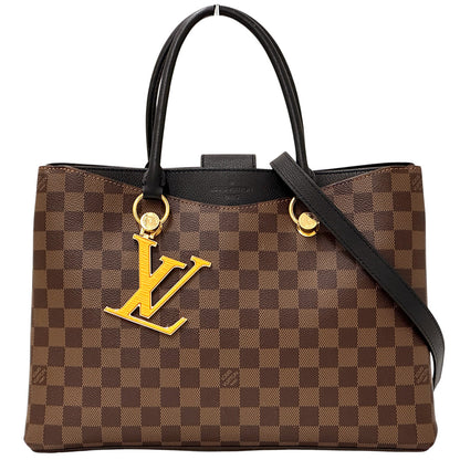 LOUIS VUITTON ルイ・ヴィトン LVリバーサイド 2wayバッグ ダミエ ノワール N40050 レディース 【中古】