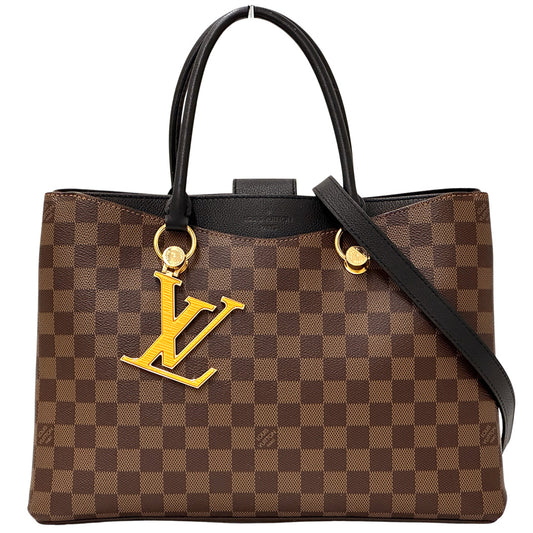 LOUIS VUITTON ルイ・ヴィトン LVリバーサイド 2wayバッグ ダミエ ノワール N40050 レディース 【中古】