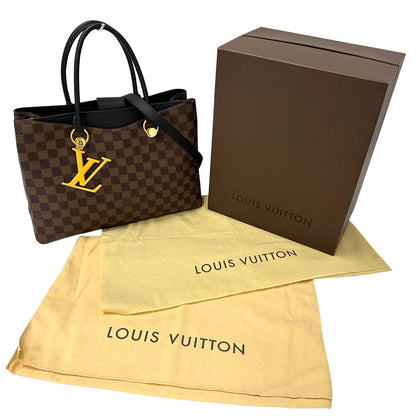 LOUIS VUITTON ルイ・ヴィトン LVリバーサイド 2wayバッグ ダミエ ノワール N40050 レディース 【中古】