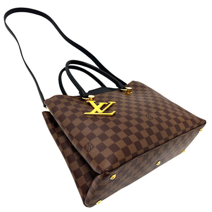 LOUIS VUITTON ルイ・ヴィトン LVリバーサイド 2wayバッグ ダミエ ノワール N40050 レディース 【中古】