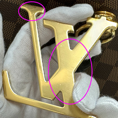 LOUIS VUITTON ルイ・ヴィトン LVリバーサイド 2wayバッグ ダミエ ノワール N40050 レディース 【中古】