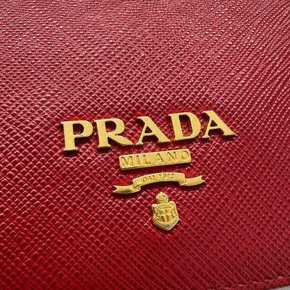 PRADA プラダ コインケース レッド レディース 【中古】