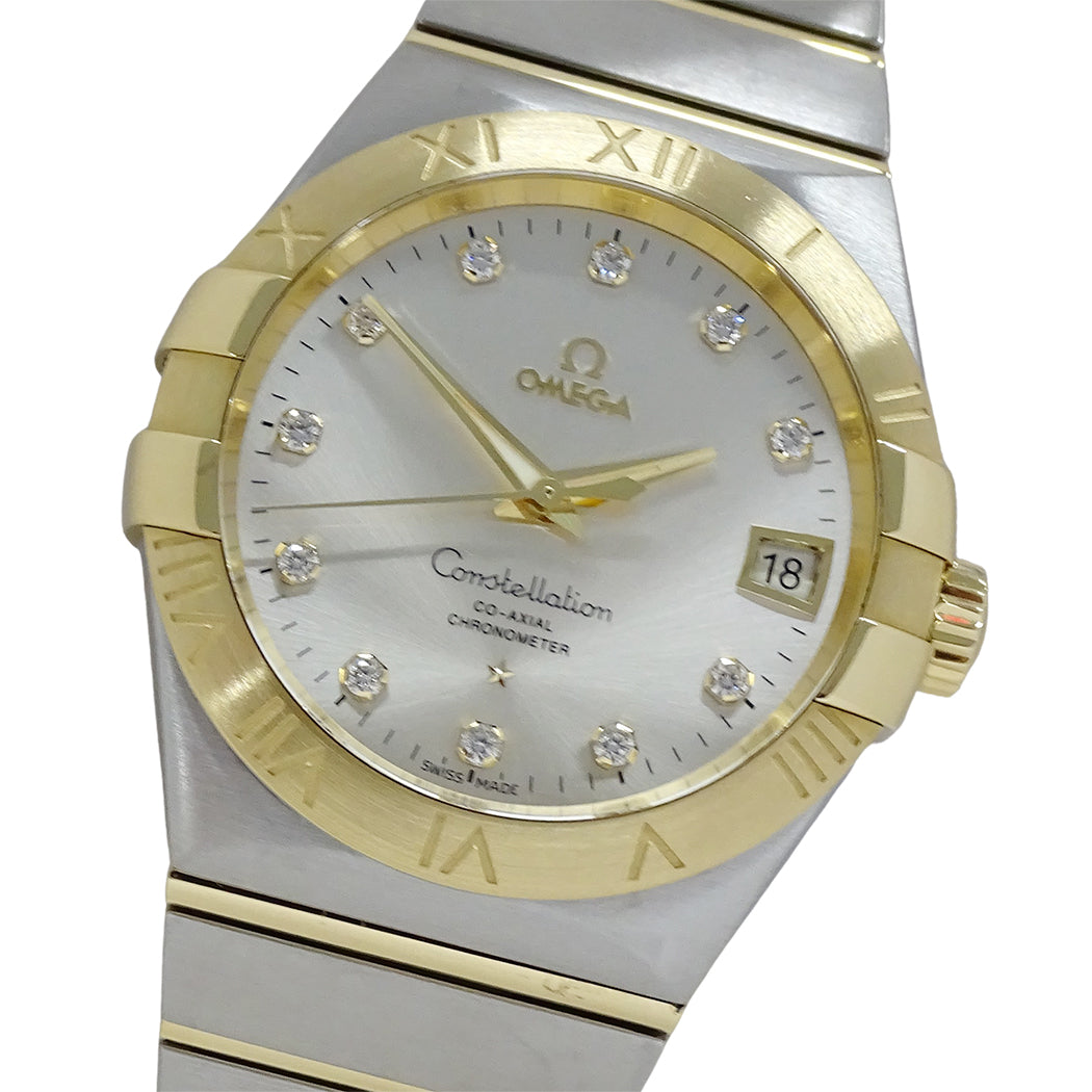 OMEGA オメガ コンステレーション 123.20.38.21.52.002 メンズ 腕時計 自動巻き SS YG 磨き済み【中古】