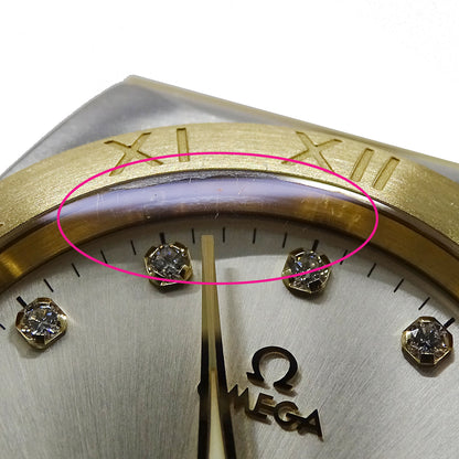 OMEGA オメガ コンステレーション 123.20.38.21.52.002 メンズ 腕時計 自動巻き SS YG 磨き済み【中古】
