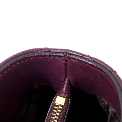 Ferragamo フェラガモ トートバッグ ダブルガンチーニ パープル レザー レディース 【中古】