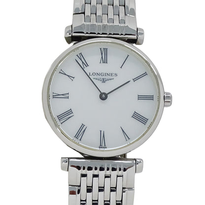 LONGINES ロンジン グランドクラシック L4.209.4 レディース 腕時計 シェル クオーツ QZ SS 磨き済み【中古】