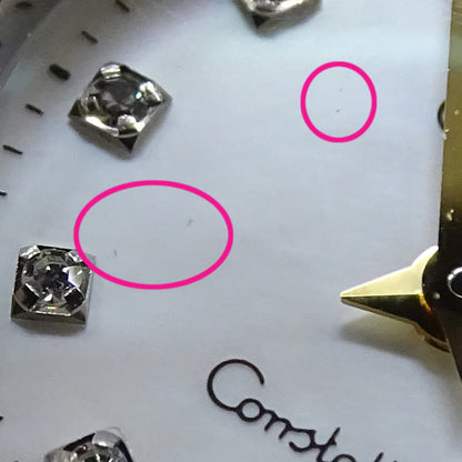 OMEGA オメガ コンステレーション ミニ 1262.75 レディース 腕時計 クオーツ QZ SS YG ダイヤモンド シェル 磨き済み【中古】