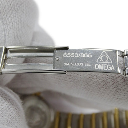OMEGA オメガ コンステレーション ミニ 1262.75 レディース 腕時計 クオーツ QZ SS YG ダイヤモンド シェル 磨き済み【中古】
