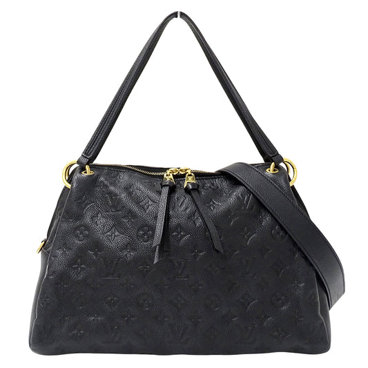 LOUIS VUITTON ルイ・ヴィトン ポンテュ PM 2wayバッグ モノグラム アンプラント ノワール M43721 レディース 【中古】