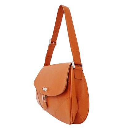BURBERRY バーバリー ショルダーバッグ テラコッタ レザー レディース 【中古】