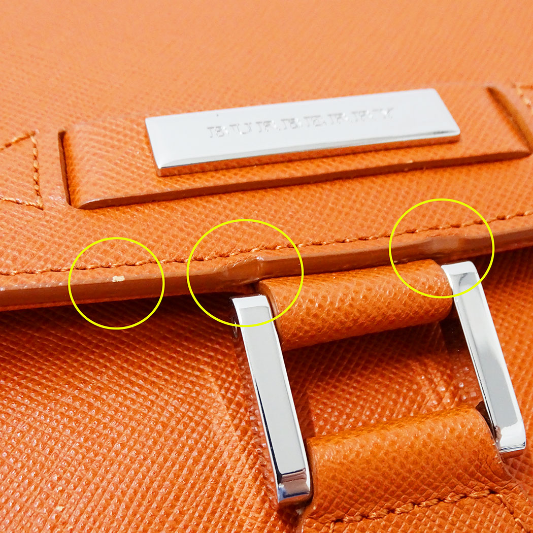 BURBERRY バーバリー ショルダーバッグ テラコッタ レザー レディース 【中古】