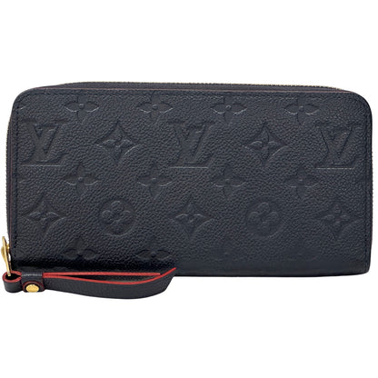 LOUIS VUITTON ルイ・ヴィトン ジッピー ウォレット 長財布 モノグラム アンプラント マリーヌルージュ ネイビー M62121 レディース 【中古】