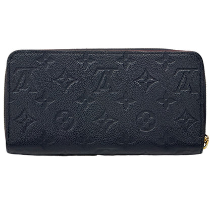 LOUIS VUITTON ルイ・ヴィトン ジッピー ウォレット 長財布 モノグラム アンプラント マリーヌルージュ ネイビー M62121 レディース 【中古】