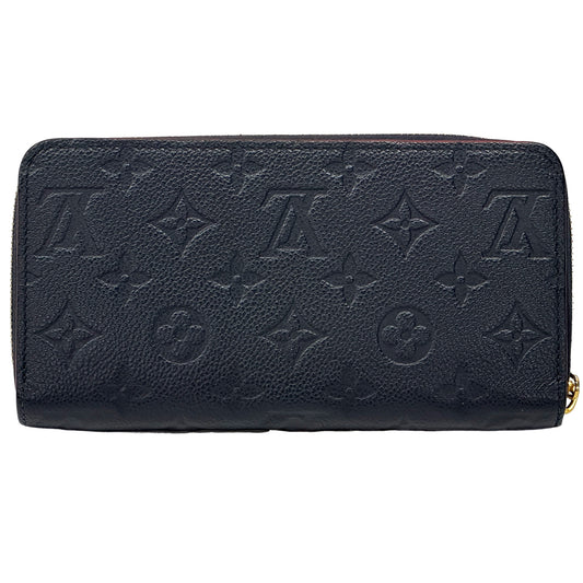 LOUIS VUITTON ルイ・ヴィトン ジッピー ウォレット 長財布 モノグラム アンプラント マリーヌルージュ ネイビー M62121 レディース 【中古】