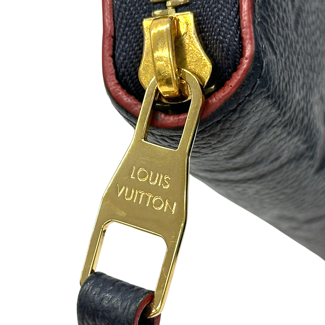LOUIS VUITTON ルイ・ヴィトン ジッピー ウォレット 長財布 モノグラム アンプラント マリーヌルージュ ネイビー M62121 レディース 【中古】