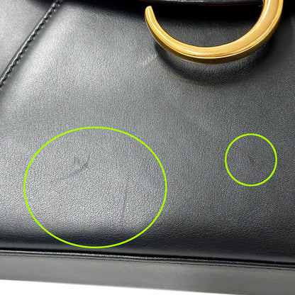 Cartier カルティエ 2wayバッグ パンテール ブラック レザー レディース 【中古】