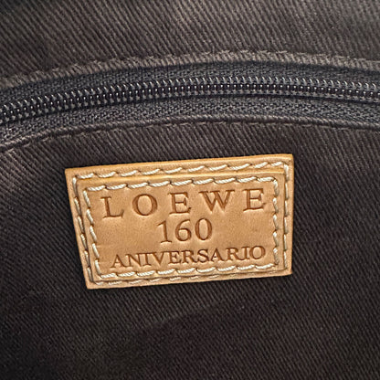 LOEWE ロエベ ショルダーバッグ ブラウン レザー レディース 【中古】