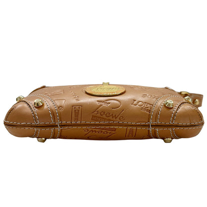 LOEWE ロエベ ショルダーバッグ ブラウン レザー レディース 【中古】