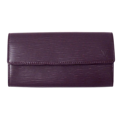 LOUIS VUITTON ルイ・ヴィトン ポルトフォイユ サラ 長財布 エピ カシス M6374K レディース 【中古】