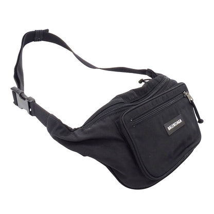 BALENCIAGA バレンシアガ エクスプローラー サスティナブル ボディバッグ ウエストバッグ ブラック 482389 ナイロン メンズ 【中古】