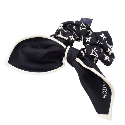 LOUIS VUITTON ルイ・ヴィトン シュシュ・モノグラム シルエット その他アクセサリー シルク ノワール レディース M97250 【中古】