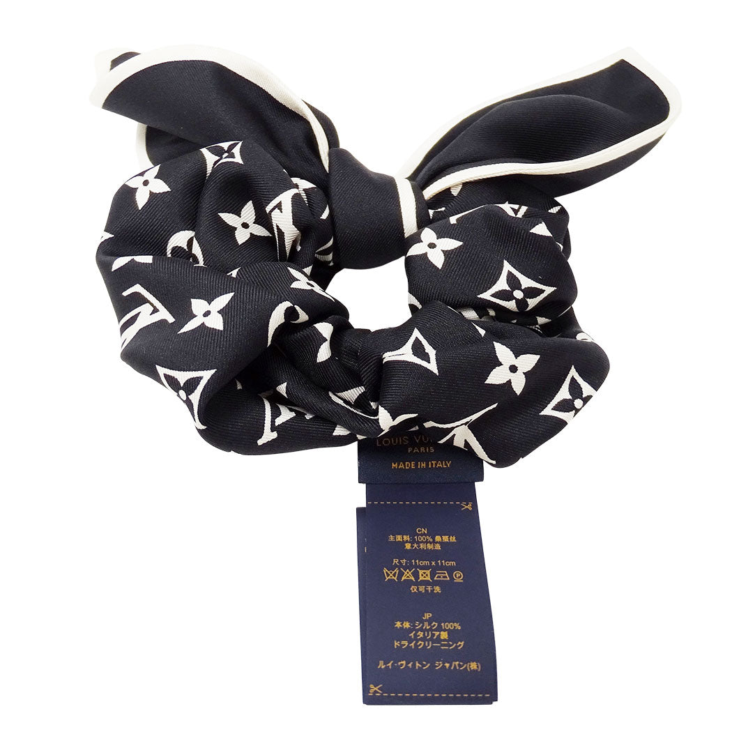 LOUIS VUITTON ルイ・ヴィトン シュシュ・モノグラム シルエット その他アクセサリー シルク ノワール レディース M97250 【中古】